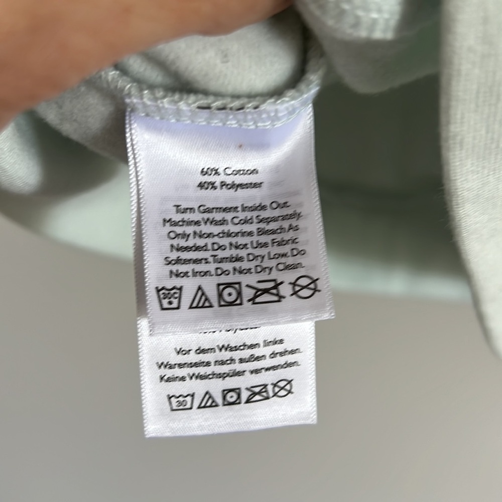 Eddie Bauer Women’s Pastel Seafoam Hoodie Tall - Picture 3 of 4
